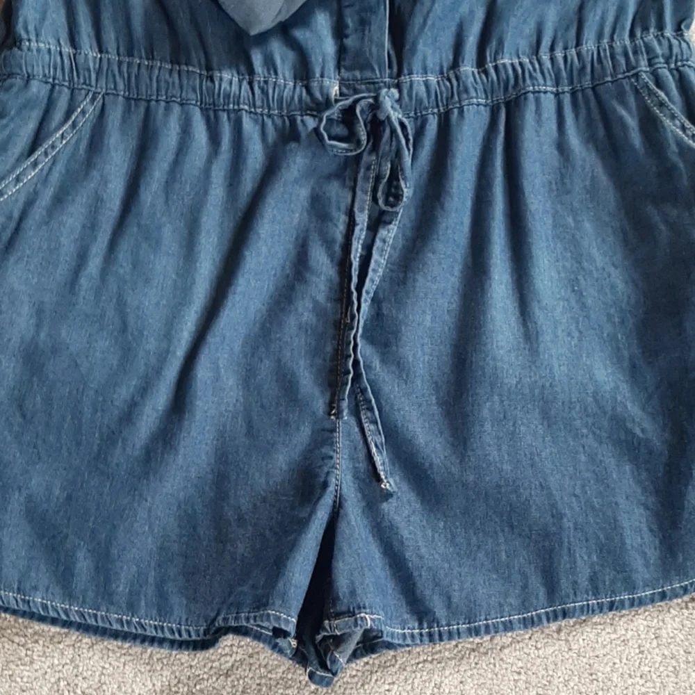 Denim Romper - Picture 6 of 8